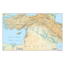 Physical map of the Ancient Near East 