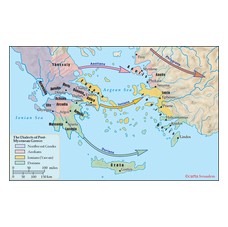 The result of the Greek migrations, 1200 to 900 B.C.