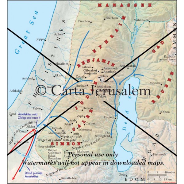 David at Ziklag and the origins of David's men of valor - Carta Jerusalem