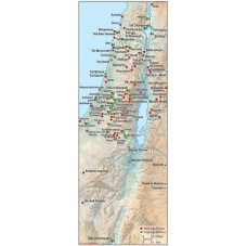 Iron Age II and III sites in the southern Levant