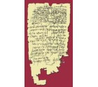 Facsimile of divorce decree of Miriam, written in Masada and found in a cave at Wadi Murabba'at (Ada Yardeni)