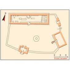 Plan of the Chalcolithic temple near Ein Gedi