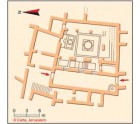 Plan of the ancient synagogue at Ein Gedi