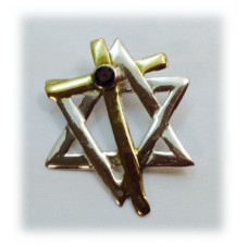 STAR OF DAVID WITH CRUCIFIX