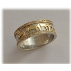 I  AM MY BELOVED’S AND MY BELOVED IS MINE -  with diamonds all around it